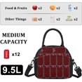 thumbnail image 4 of VRUCUZ Sacs à Lunch Isolés pour Femmes, Boîte à Lunch Réutilisable avec Sangle Réglable pour Adultes, Mignon Boîte à Lunch Femme Mignonne Petite Thermique pour le Travail, Noir, 4 of 6
