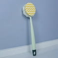 thumbnail image 2 of Long Handle Bath Brush And Back Scrubber 2 In 1 Exfoliating Shower Brush For Deep Cleansing And Smooth Skin With Ergonomic Design, 2 of 7