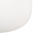 thumbnail image 6 of Safavieh Rancer Concrete Ficonstone Modern Solid Round White Plant Pot, 6 of 7
