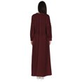thumbnail image 5 of Bimba Women'sAbayaIslamic Prayer Dress WithHijab/ScarfCuff On SleeveMuslim Dress, 5 of 8