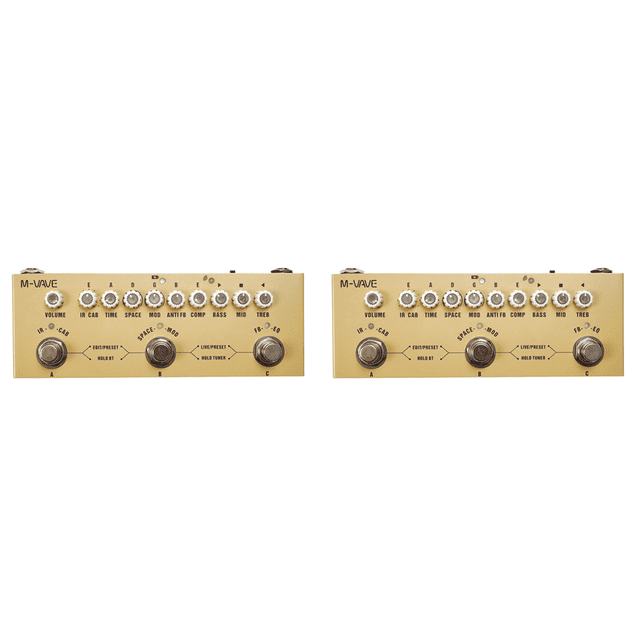 Pedal Multiefectos IR Reverb Tuning Record Guitarras Acústicas
