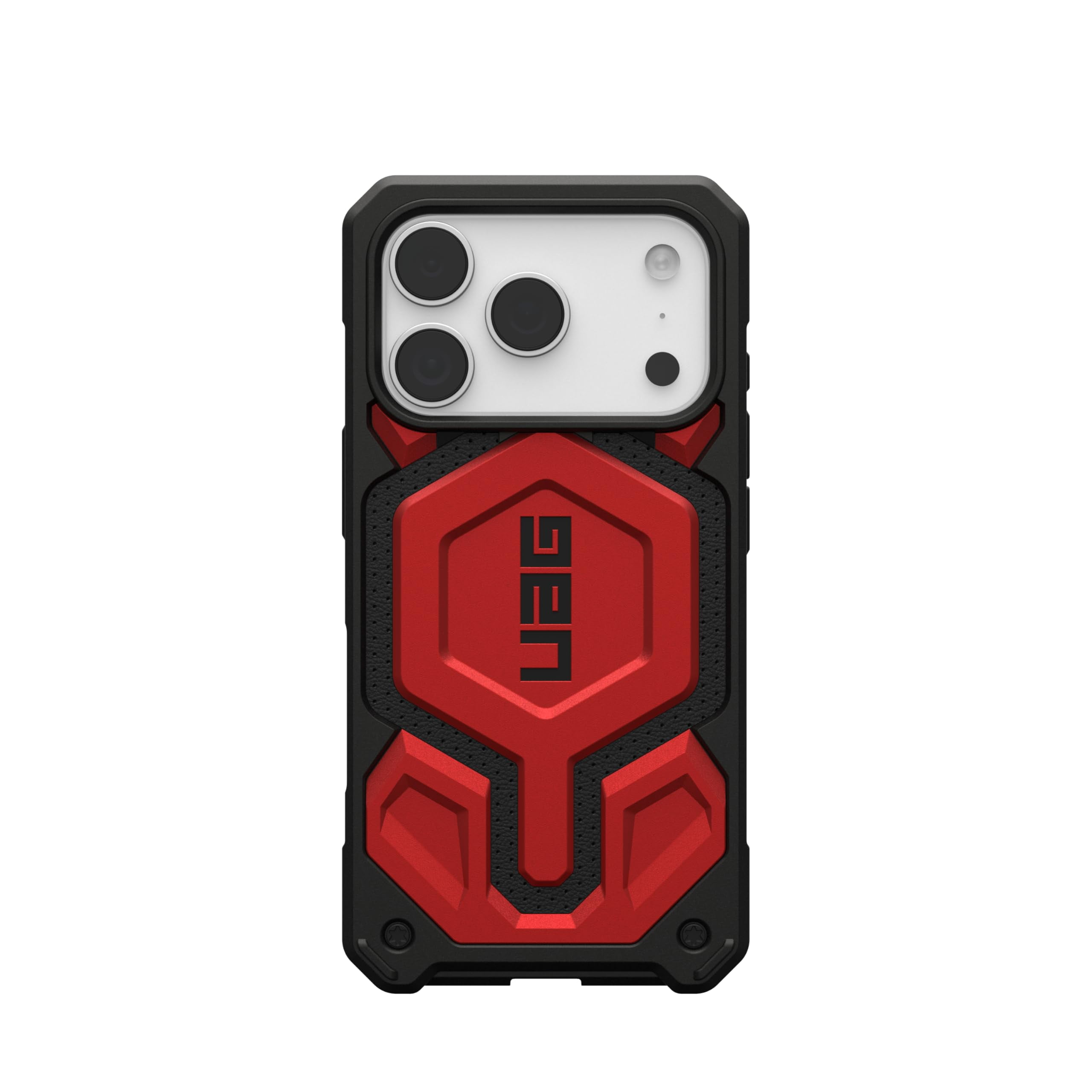UAG iPhone 17 Pro Case Monarch Pro - Compatible with MagSafe Military Grade Protective Cover, Crimson