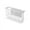White, variant on Magnetic Storage Basket, Magnetic Basket Organizer for Refrigerator, Magnetic Spice Rack for Refrigerator, Moveable Fridge Organizer for File Foil Plastic Food Wrap Spice Storage