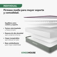 thumbnail image 3 of Colchón Individual en Caja Espuma 18 cm Alta Densidad Media Firmeza Ergonómico, 3 of 8