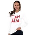 thumbnail image 3 of Canada Maple Leaf Flag Patriotic Long Sleeve TShirt Men Women Brisco Brands M, 3 of 5