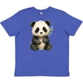 thumbnail image 3 of Inktastic Adorable Panda with Bamboo Illustration Youth T-Shirt, 3 of 5
