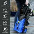 thumbnail image 5 of YYAo 1800W 2030PSI Electric Pressure Washer Cleaner with Hose Reel-Blue, 5 of 11