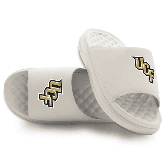 Unisex ISlide Cream UCF Knights Primary Motive Slide Sandals