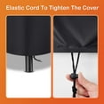 thumbnail image 4 of DONGPAI Fire Pit Cover Round for Fire Pit, 33-48 Inch Waterproof Dustproof Outdoor Fire Bowl Cover Full Coverage Patio Round Fire Pit Cover, 4 of 8
