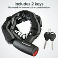 thumbnail image 5 of Schwinn Bike Locks Heavy Duty Anti Theft, Lock for Outdoor Equipment and Bicycle Security Level 4/Key Lock 3 Foot/8mm Chain, 5 of 7