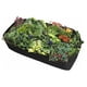 thumbnail image 1 of Cama elevada rectangular, tela transpirable, bolsa de plantación duradera para flores y verduras, 3 pies de largo x 6 pies de ancho, negro, 1 of 4