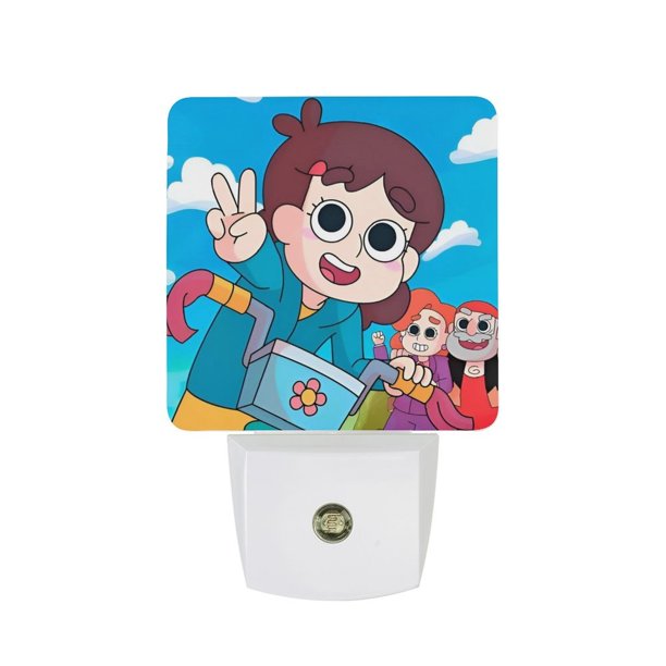 ¡Vamos, Mandy! Luz nocturna LED con sensor de anochecer a amanecer para dormitorio, baño, pasillo, escaleras - Lámpara LED nocturna de enchufe, 0.5W - 1 pieza