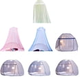 thumbnail image 2 of Mosquitera plegable de tres puertas yurta mongol, cúpula, mosquitera, techo colgante, dormitorio, cama doble, dosel Methold JJ65377-02B, 2 of 6