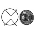 thumbnail image 3 of Stainless Steel Cat Food Bowl, Reduce Neck Burden Easy To  Rust Protection Raised Pet Bowl With Metal Stand For Small Dogs For Water, 3 of 8
