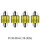 thumbnail image 3 of 4/6X Festoon 31 mm 36 mm 39 mm 41 mm Shuttle LED Bombillas C5W C10W LED Canbus Error Free Auto Interior Doom Light Luces de lectura de mapas de automóvil, 3 of 5