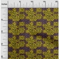 thumbnail image 1 of oneOone Velvet Yellow Fabric Animal Skin Diy Clothing Quilting Fabric Print Fabric By Yard 58 Inch Wide-K2W, 1 of 5