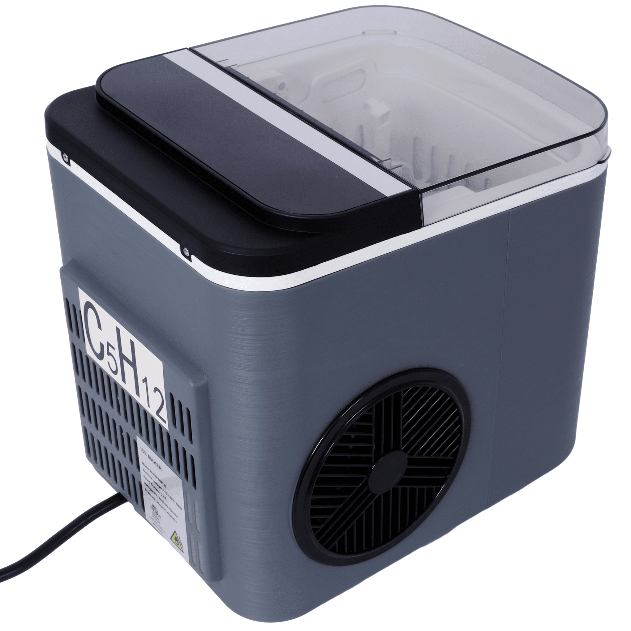 Ice Maker Countertop, Portable Ice Machine, Self-Cleaning Ice Makers with Basket and Scoop