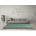 thumbnail image 3 of Ahgly Company Indoor Rectangle Abstract Light Blue Modern Area Rugs, 2' x 3', 3 of 4