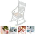 thumbnail image 1 of CRAFTHROU Miniature Rocking Chair Ornament for Playtime 1Pcs in 3.93X1.93X2.44in with Miniature Scene Model, 1 of 7