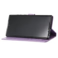 thumbnail image 6 of Designed for Samsung Galaxy S24 Ultra Case, Wrist Strap Flip Kickstand PU Leather Wallet Case Cash Card Slots Holder, Protective Shockproof Pattern Women Cover for Samsung Galaxy S24 Ultra,Lightpurple, 6 of 7