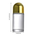 thumbnail image 5 of ACDANC Clear 50Ml Glass Roller Bottles with Plastic Roller Ball,Leak Proof Essential Containers for Travel,Massage & Deodorant,Includes Cap, 5 of 7