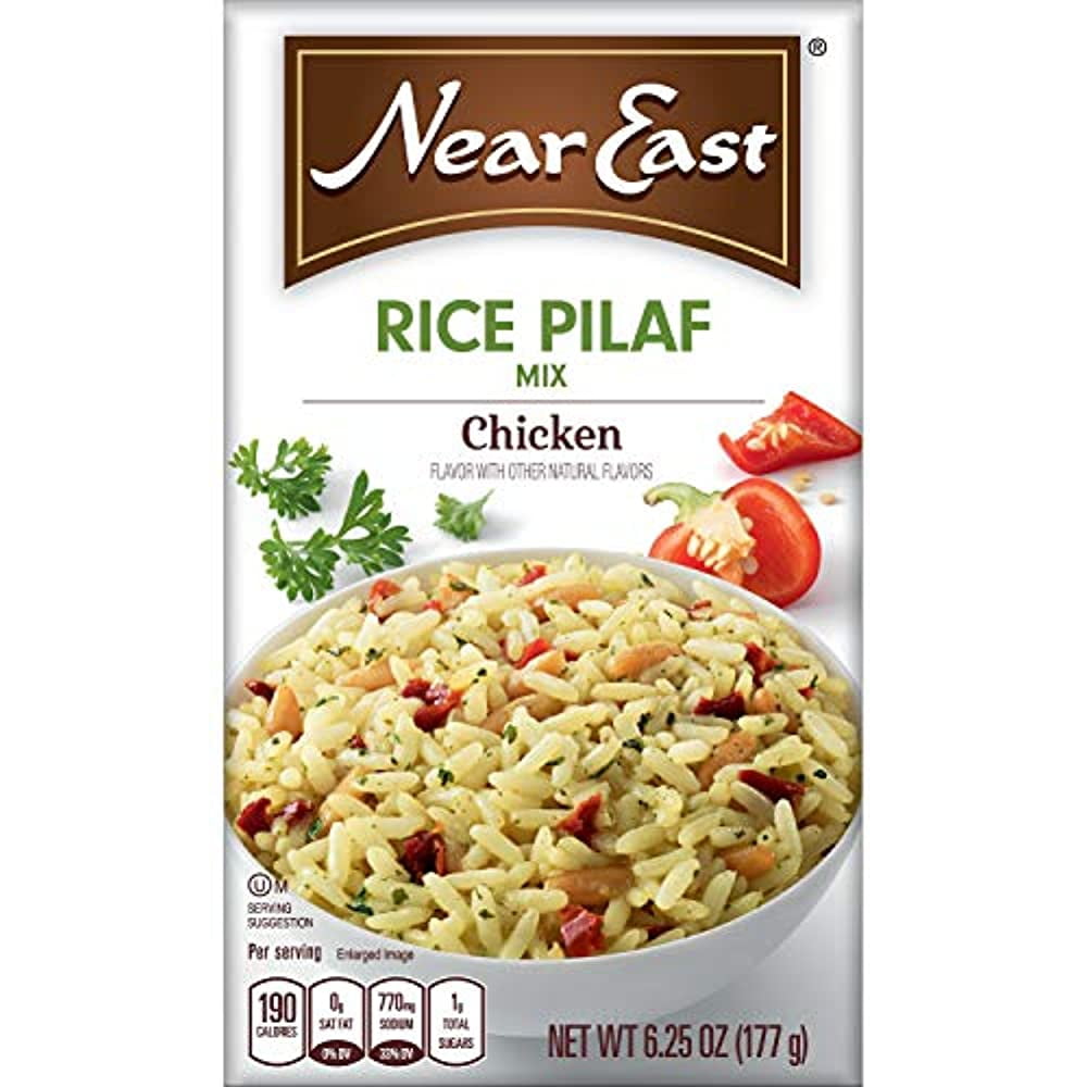 Near East Rice Pilaf Mix, Chicken,6.25 Ounce (Pack of 12 Boxes)