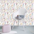 thumbnail image 4 of Colorful Florals Pattern Wallpaper Self Adhesive Background Decorative Sticker Wall Decal Furniture Renovation Sticker, 4 of 8