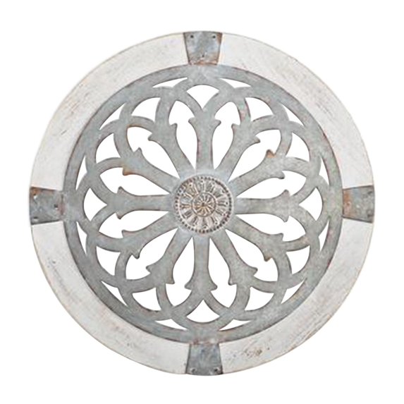 Decorative Round Wall decor for art, Home Sculpture Living Cabinet Background Wall Hanging for Home/Outdoor/Indoor/Garege - C