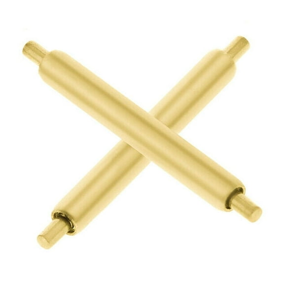 2 -13MM GOLD SPRING BAR PIN FOR LADY 26MM ROLEX PRESIDENT 6916 6917 STRAP BAND