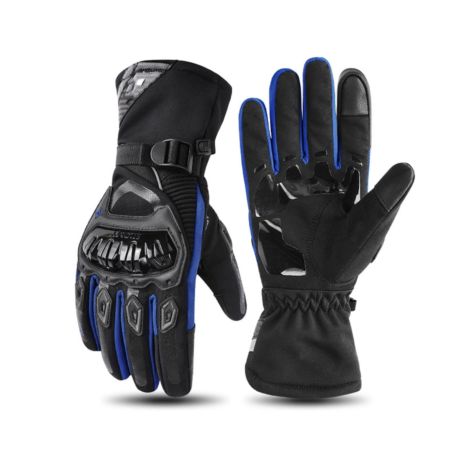 Thermo Grip Winter Motorcycle Gloves Insulated Touchscreen Compatible Riding Gear for Men and Women