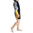 thumbnail image 3 of Traje de neopreno de 2,5 mm para niños, traje de baño térmico con protección solar. Color Negro L, 3 of 9