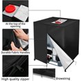 thumbnail image 3 of IBC Water Tank Cover 1000L Container Cover Water Tank Rainproof with Zipper Windproof Anti-UV 420D Tear Resistant, 3 of 4