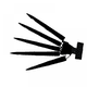 thumbnail image 1 of Extensiones de dedos articuladas impresas en 3D, con articulaciones flexibles - Manos esqueléticas, látex - Accesorios de fiesta de terror para vestir, 1 of 1