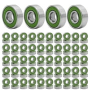 HOSTK Qpower 100 Pcs Skateboard Bearing, 608 ABEC-9 High Speed Wearproof Skating Steel Wheel Roller, Precision Inline