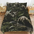 thumbnail image 2 of 3PCS Jurassic Dinosaur Duvet Cover Set Twin, 1 Duvet Cover And 2 Pillowcase, Duvet Cover for Kids Girls Boys And Teens, 2 of 6