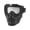 Transparent film, variant on PC Lens Full Face Mask with Lower Guard for Motorcycle and Yard Debris Use