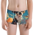thumbnail image 5 of Yiaed Colorful Sky Puppy Print Boys' Boxer Briefs Cotton Casual Stretch Comfort Boys Boxers - Kids Boxer Briefs Underwear for Boys (6-18)-Large, 5 of 5