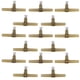 thumbnail image 1 of Curva lateral anti enredos, 15 piezas Mangas anti enredos Plataforma de helicóptero de enlace para aparejos de pesca Curva lateral con gancho giratorio para carpa Rendimiento probado, 1 of 8