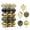 C, variant on 30 Pcs Christmas Ornaments Sets 2.36in Christmas Ball Decoration Shatterproof Christmas Tree Ornaments Painted Xmas Balls Bulbs for Holiday Wedding Party Christmas Tree Decoration