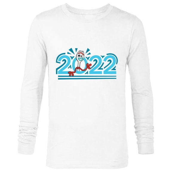 Disney and Pixar’s Toy Story Forky 2022 - Long Sleeve T-Shirt for Men – Customized-White
