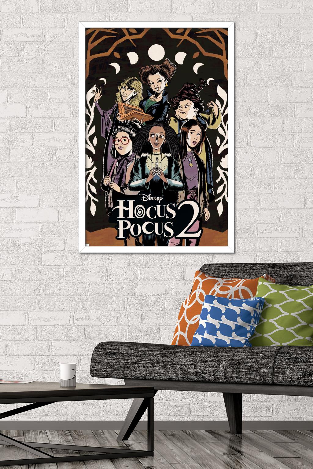 Disney Hocus Pocus 2 - Group Wall Poster, 22.375" x 34" Framed