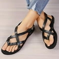 thumbnail image 6 of Mepaouo Women's Strappy Flat Sandals Casual Fisherman Sandal Open Toe Slingback Gladiator Shoes Size 9, 6 of 8