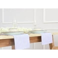 thumbnail image 4 of PurpleEssences Stripe Cloth Napkins Set of 10 (18x18 inches) - Lavender and White, 4 of 5
