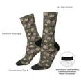 thumbnail image 4 of Cauagu Camouflage maple Print Crew Socks for Women and Men,Adult Athletic Running Socks 1-Pair Sports Socks Work Gear Socks with Moisture Wicking, 4 of 6