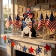 thumbnail image 5 of EWASWON 4th of July Wooden Dog Figurine, Patriotic Independence Day Desktop Decoration, Cute American Wood Statue for Home Office Shelf, Red White Blue Tabletop Ornament, 5 of 5