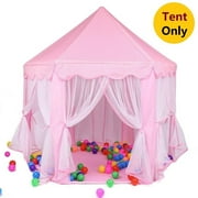 Boys & Girls Play Tent Catle, Children Play Tent for Girls Princess Castle Indoor & Outdoor Use, with Carry Case