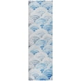 thumbnail image 2 of Addison Rugs Dream Shag Premium Machine Washable Transitional Arches Blue Runner Rug, 2'3" x 7'6", 2 of 8