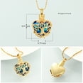 thumbnail image 4 of Personalize Tree of Life Blue Crystal Heart Urn Pendant Necklace for Cremation Ashes Urn Necklace Lockets for Ashes Holder Memorial Jewelry, 4 of 8