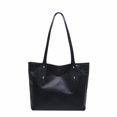 thumbnail image 5 of Elegante bolso de mano de gran capacidad para mujer, diseño moderno con estampado de cocodrilo, color sólido versátil, bolso de hombro sencillo., 5 of 5