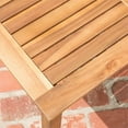 thumbnail image 3 of Noble House Peyton 4 Piece Outdoor Wood Conversation Set in Blue, 3 of 12